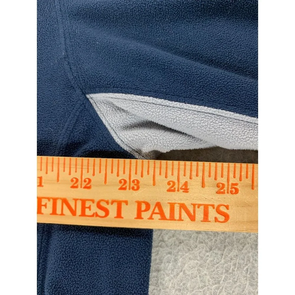The North Face TKA 100 Quarter‎ Zip Fleece Pullover (Men's XL) Blue/Gray